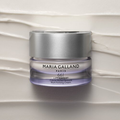 Maria Galland 661 Lift’Expert Rich Firming Cream – Tiegel auf Creme-Textur