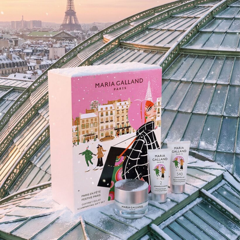 Maria Galland Illuminating Gift Set Festive Paris – Geschenkset im festlichen Paris-Motiv