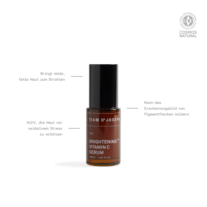 Team Dr Joseph Brightening Vitamin C Serum – Produktübersicht mit Pflegeeigenschaften