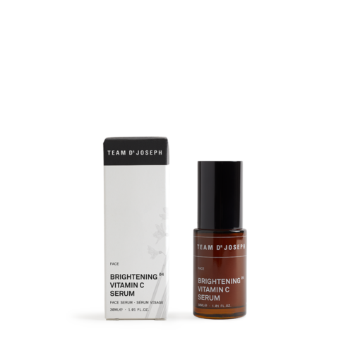 Team Dr Joseph Brightening Vitamin C Serum – 30 ml Pumpflasche mit Verpackung