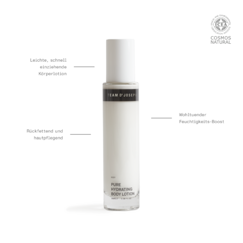 Team Dr Joseph Pure Hydrating Body Lotion - Produkt und Pflegeeigenschaften