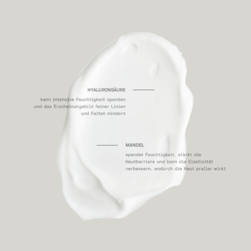 Team Dr Joseph Pure Hydrating Body Lotion - Textur mit Hyaluronsäure und Mandel
