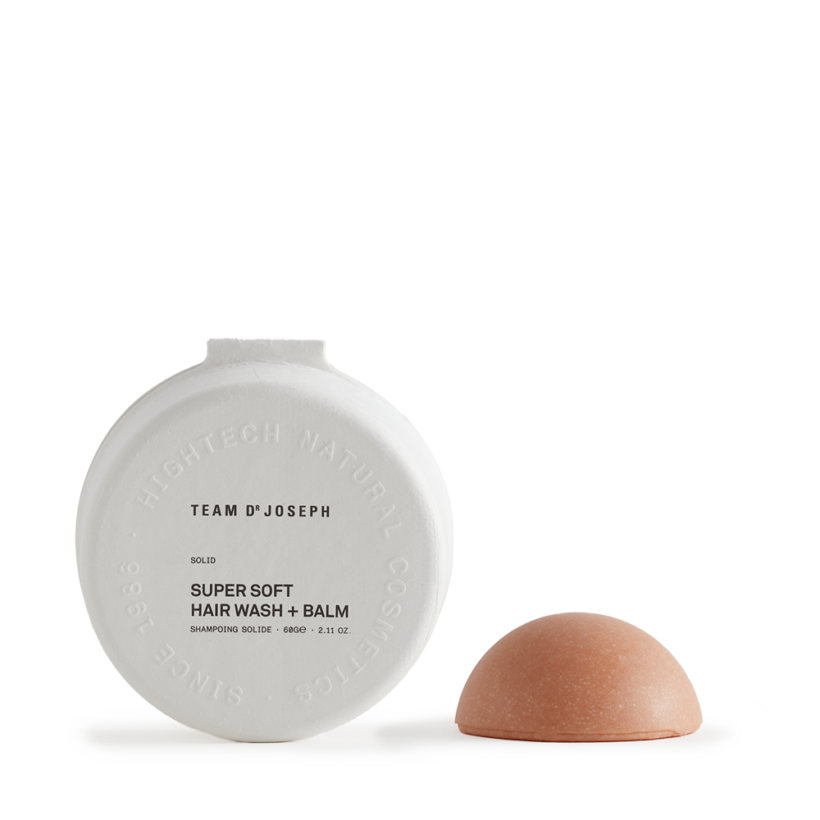 Super Soft Hair Wash + Balm – 60-g-Produkt mit Verpackung